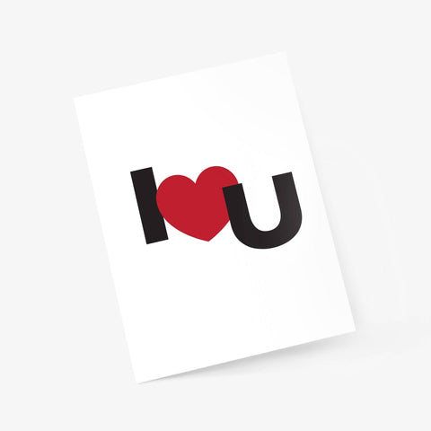 I Heart U Greeting Card - Footnotes