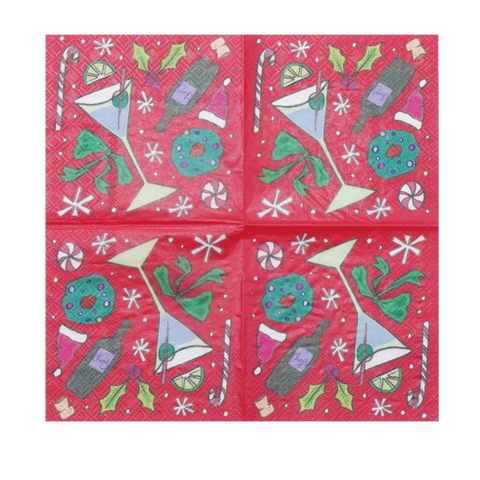 A Christmas To Remember Cocktail Napkins