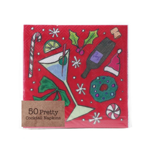 A Christmas To Remember Cocktail Napkins