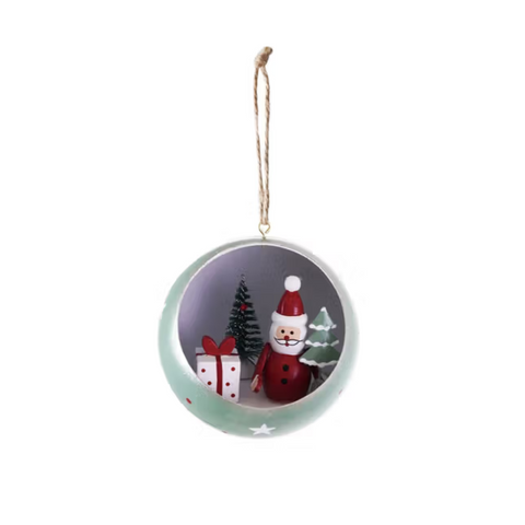A Christmas To Remember Diorama Ornament - Santa