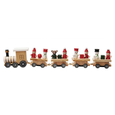 A Christmas To Remember Wooden Train Decor