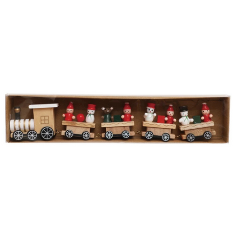 A Christmas To Remember Wooden Train Decor