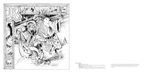 A Creepy Krampus Coloring Book by Andy Price