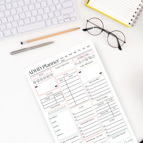 ADHD Daily Productivity Planner