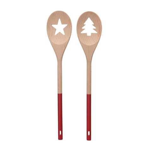 Bon Appétit Wood Spoon With Star Cut-Out