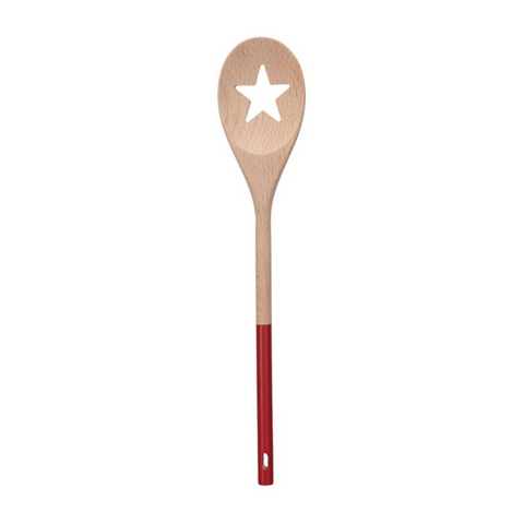 Bon Appétit Wood Spoon With Star Cut-Out