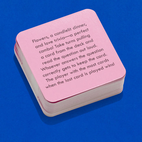 After Dinner Amusements: "Love Trivia"