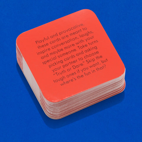 After Dinner Amusements: "Truth or Dare" For Couples