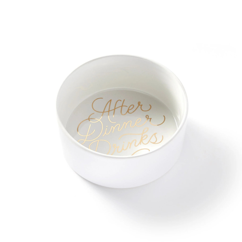 After Dinner Drinks Water Bowl - Brass Monkey