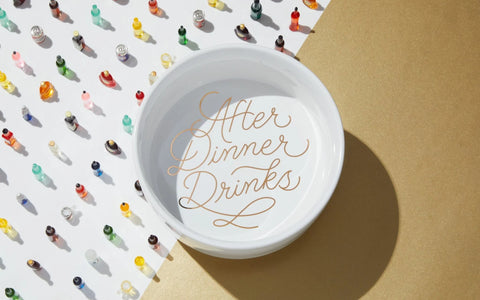 After Dinner Drinks Water Bowl - Brass Monkey
