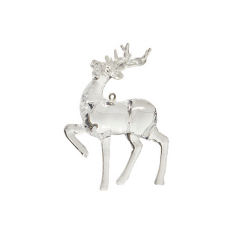 Alpine Ice Deer Ornament, B