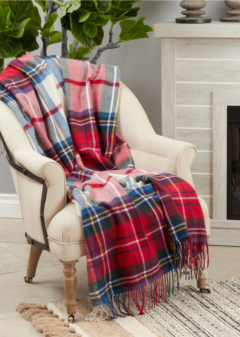 Alpine Plaid Throw Blanket