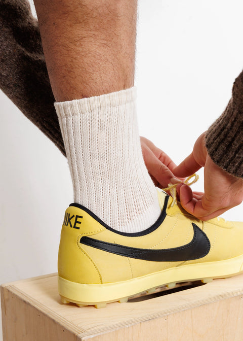 American Trench Solid Sock in Natural