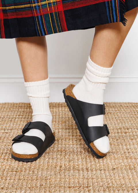 American Trench Solid Sock in Natural