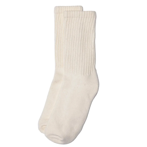 American Trench Solid Sock in Natural