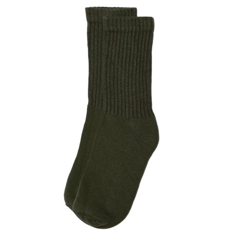 American Trench Solid Sock in Olive