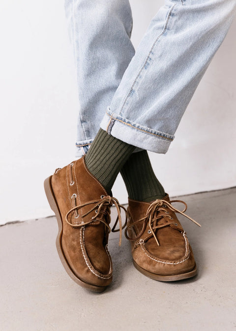 American Trench Solid Sock in Olive