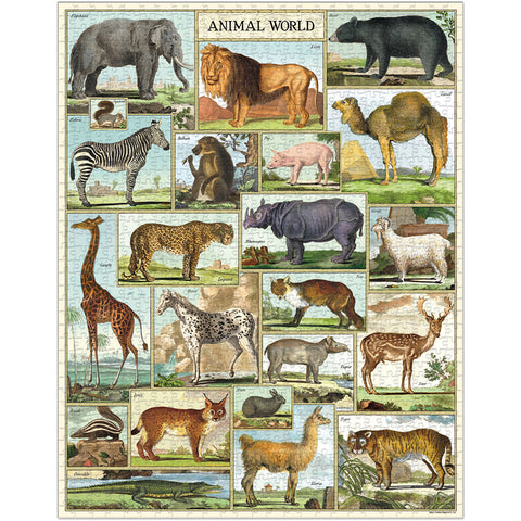 Animal World Puzzle - Cavallini