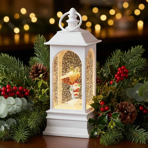 Animated Espresso Martini Holiday Happy Hour Lighted Water Lantern