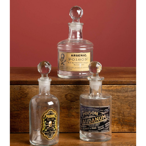 Antique Style Poison Bottle - Arsenic 7.5"