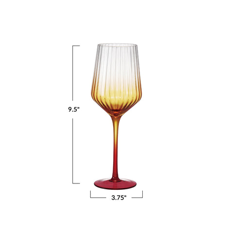 Aperitivo Fluted Wine Glass