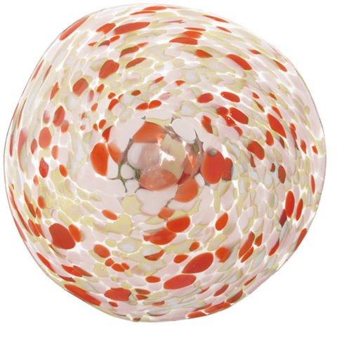 Aperitivo Hand-Blown Confetti Glass Pedestal