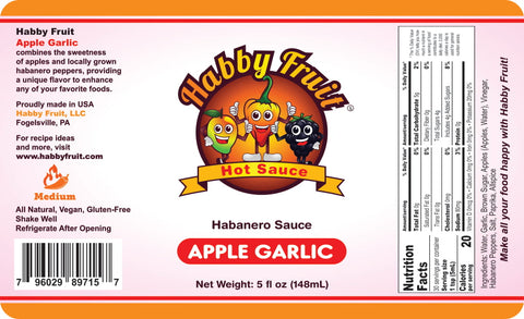 Habby Fruit Apple Garlic Hot Sauce