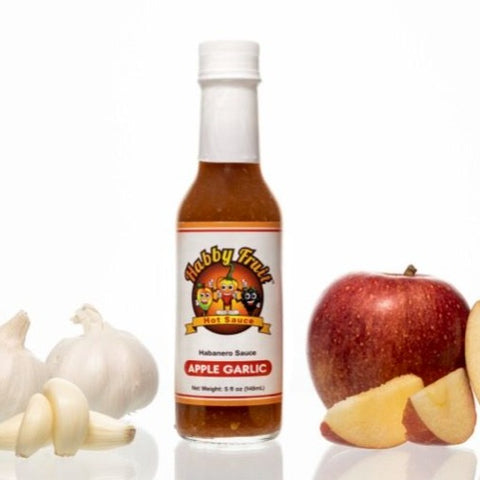 Habby Fruit-Apple Garlic Habañero Hot Sauce