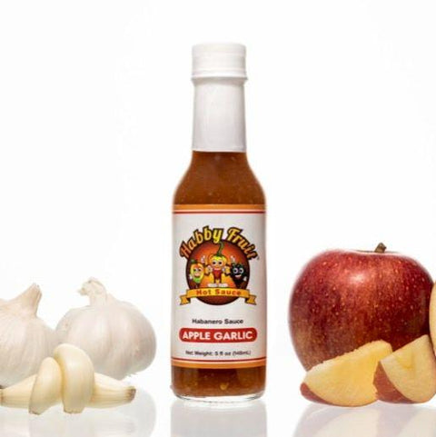 Habby Fruit-Apple Garlic Habañero Hot Sauce