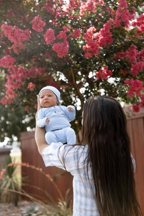 Baby Boy Outfits, Newborn Outfits for Boys, Blue Baby Outfit - Baby Blue - Stroller Society