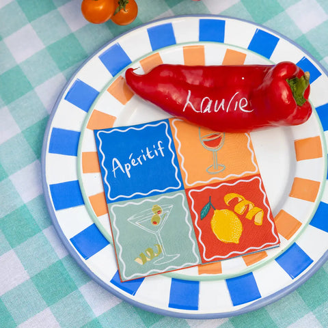 Aperitif Recycled Paper Cocktail Napkins