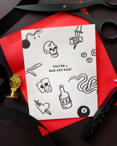 Bad Ass Dad Card - The Social Type