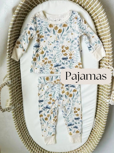 Bamboo Baby Clothes, Baby Bamboo Pajamas, Baby Shorts - Newborn to 24 months - Stroller Society