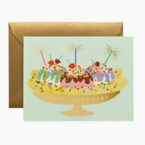 Banana Split Birthday Card - Rifle Paper Co
