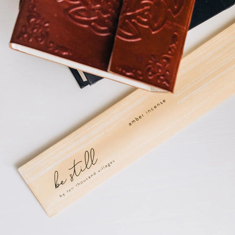 Be Still By Ten Thousand Villages - Amber Incense Sticks