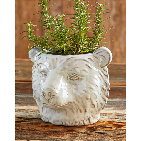 Bear Head Planter