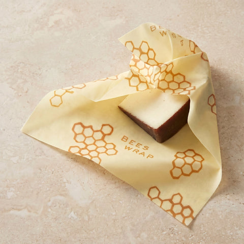 Bee's Wrap Medium Reusable Beeswax Wrap - Honeycomb Print