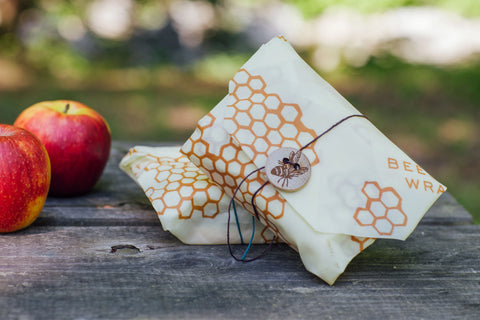 Bee's Wrap Reusable Beeswax Sandwich Wrap - Honeycomb Print