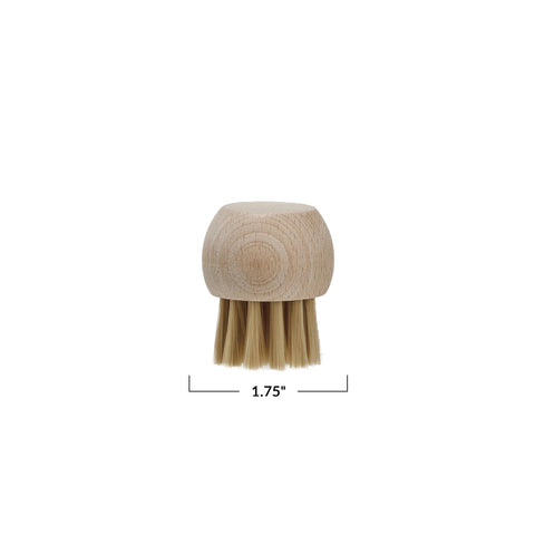 Beech Wood & Plastic Vegetable Brush
