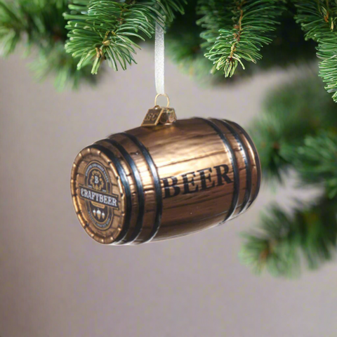 Beer Barrel Ornament