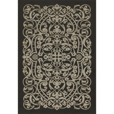 Pattern 77 "Beethoven" Vinyl Floorcloth - Spicher & Co.