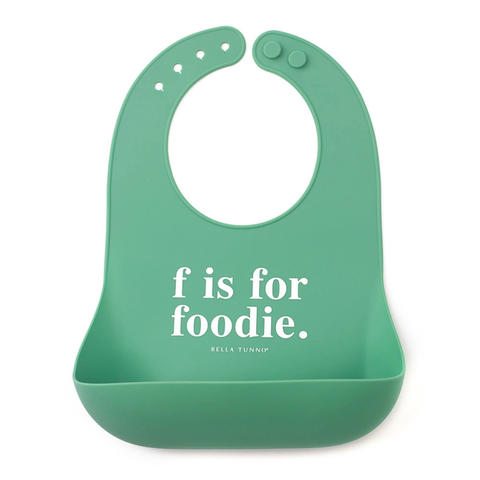 Bella Tunno "F Is For Foodie" Wonder Bib