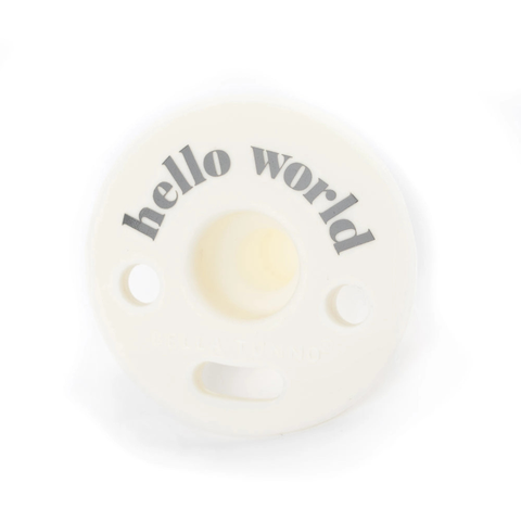 Bella Tunno "Hello World" Bubbi™ Pacifier