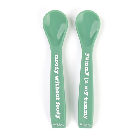 Bella Tunno "Moody Without Foody / Yummy In My Tummy" Wonder Spoon Set