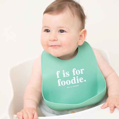 Bella Tunno "F Is For Foodie" Wonder Bib