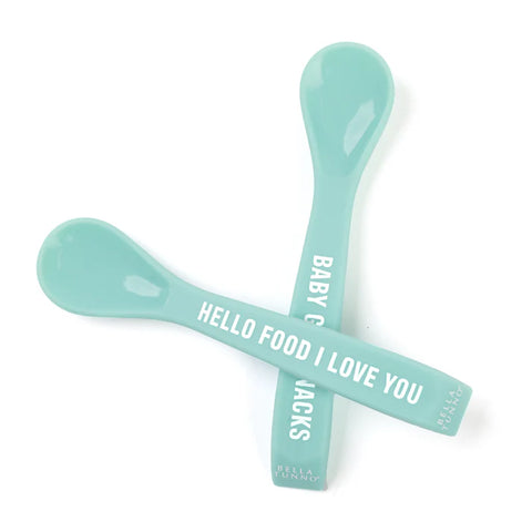 Bella Tunno "Hello Food / Baby Got Snacks" Wonder Spoon Set