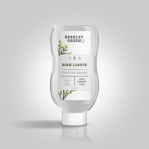 Berkley Green Natural Dish Liquid Soap - Cypress and Bergamot