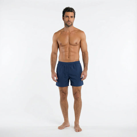 Bermies Lined Gym Shorts - Navy (Calm Crest)