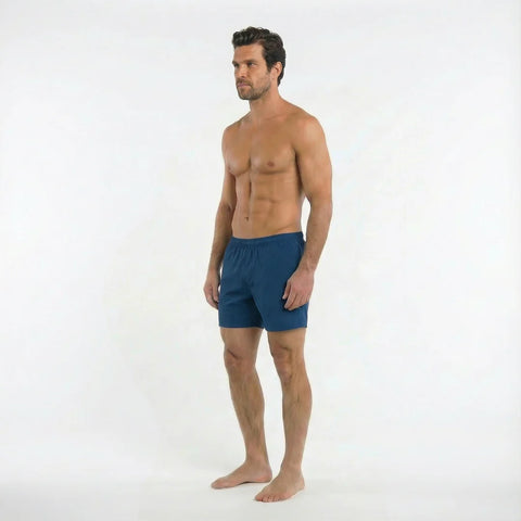 Bermies Lined Gym Shorts - Navy (Calm Crest)