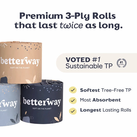 Betterway Bamboo Toilet Paper